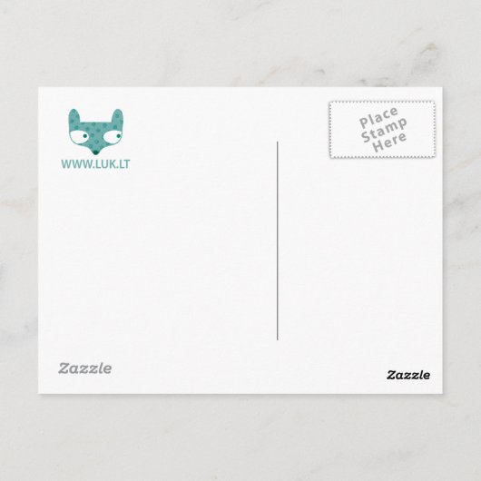 Lipstick Postkarte (Rückseite)