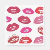 Lipstick-Power Serviette (Vorderseite)