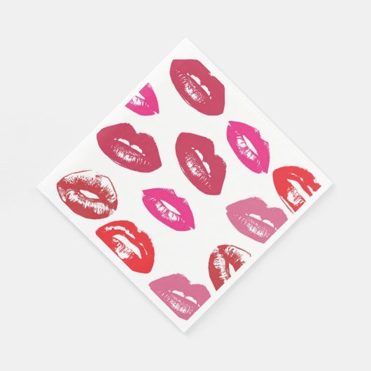 Lipstick-Power Serviette (Ecke)