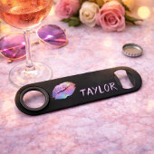 Lipstick Print Modern Neon and Black Speedflaschenöffner