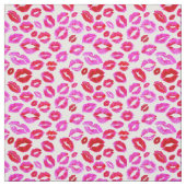 Lipstick Rosa Lippenkuss Makeup Niedlich Stoff (Muster)