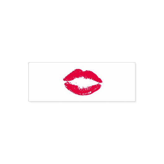 Lipstick-Spuren Permastempel (Design)