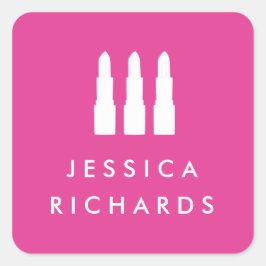 Lipstick Trio Pink Makeup Artist Stickers