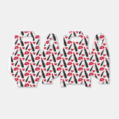 Lipstick und Lippen Polka Dottern Muster Geschenkschachtel (Ungefaltet)