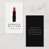 Lipstick Visitenkarte (Vorne/Hinten)