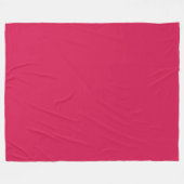 Lipstick (Vollfarbe) Crimson Fleecedecke (Vorderseite (Horizontal))