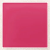 Lipstick (Vollfarbe) Crimson Glasuntersetzer (Vorderseite)