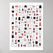 Lipsticks drucken poster (Vorne)