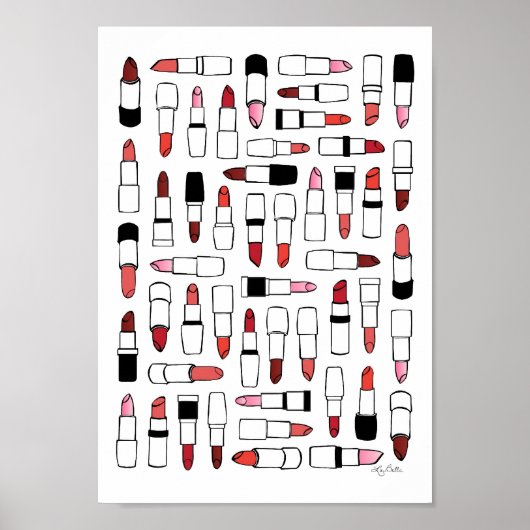 Lipsticks drucken poster (Vorne)