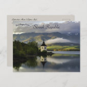 Liptovska Mara Slowakei Postkarte (Vorne/Hinten)