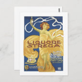 Liqoure Strega Postkarte (Vorne/Hinten)