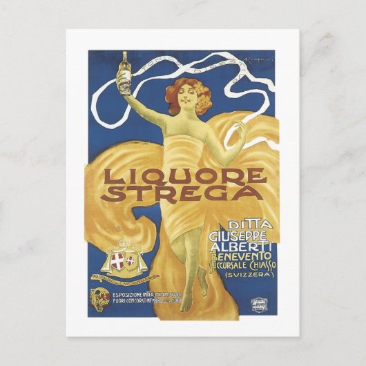 Liqoure Strega Postkarte (Vorderseite)