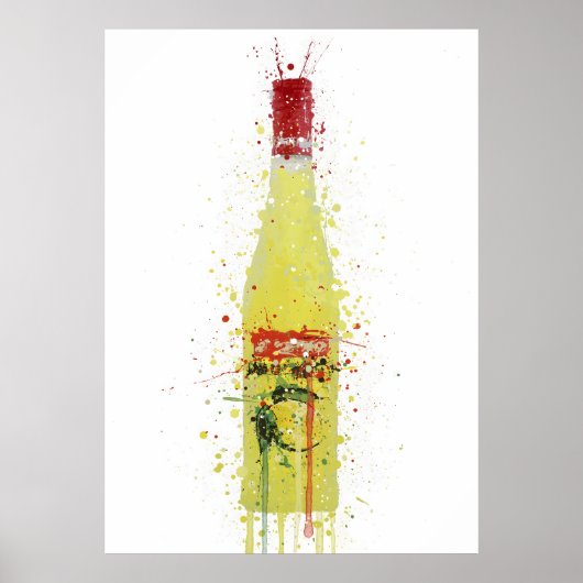 Liqueur Bottle Wall Art Print 'Citrus'  Poster (Vorne)