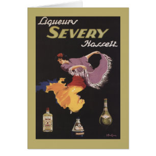 Liqueurs Severy Hasselt Werbeplakat