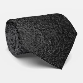 Liquid Black Gloss Neck Tie Krawatte