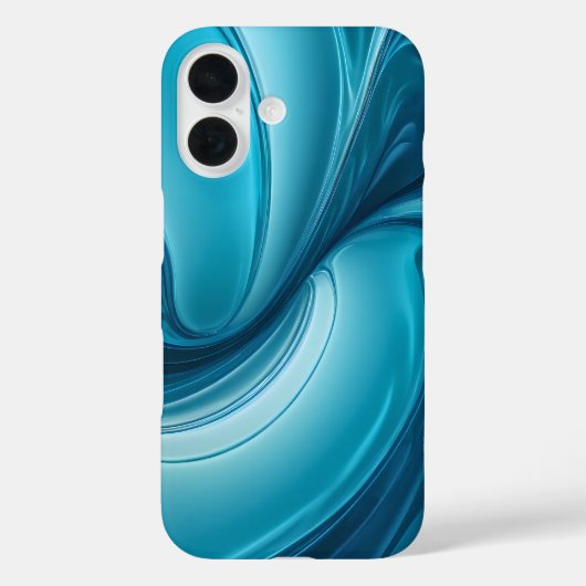 Liquid Blue Energy – Abstract Flow Design Case-Mate iPhone Hülle (Rückseite)