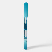 Liquid Blue Energy – Abstract Flow Design Case-Mate iPhone Hülle (Rückseite / Rechts)