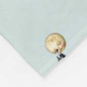 Liquid Blue Reverie — Contemporary Art Collection Fleecedecke (Ecke)