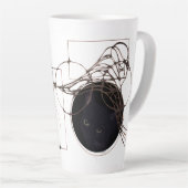 Liquid Blue Reverie — Contemporary Art Collection Milchtasse (Rechte Ecke)