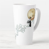 Liquid Blue Reverie — Contemporary Art Collection Milchtasse (Rechte Ecke)