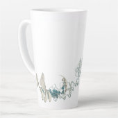 Liquid Blue Reverie — Contemporary Art Collection Milchtasse (Linke Ecke)