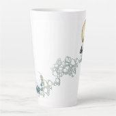 Liquid Blue Reverie — Contemporary Art Collection Milchtasse (Vorderseite)