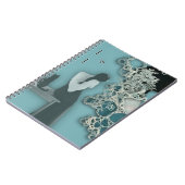 Liquid Blue Reverie — Contemporary Art Collection Notizblock (Linke Seite)