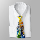 Liquid Color Explosion Necktie Krawatte (Gebunden)
