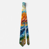 Liquid Color Necktie Krawatte (Vorderseite)