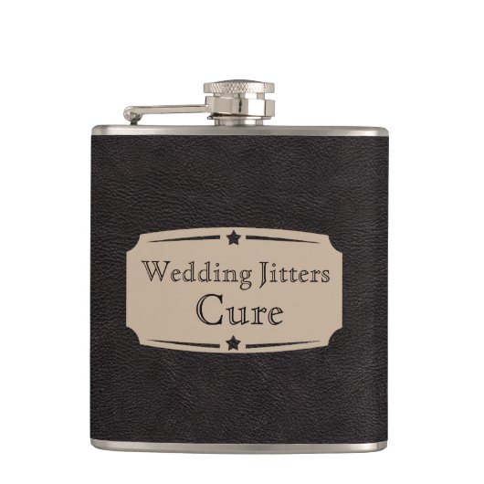 Liquid Courage Wedding Jitters Cure Flachmann (Vorderseite)