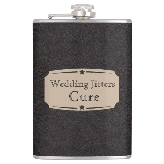 Liquid Courage Wedding Jitters Cure Flachmann (Vorderseite)