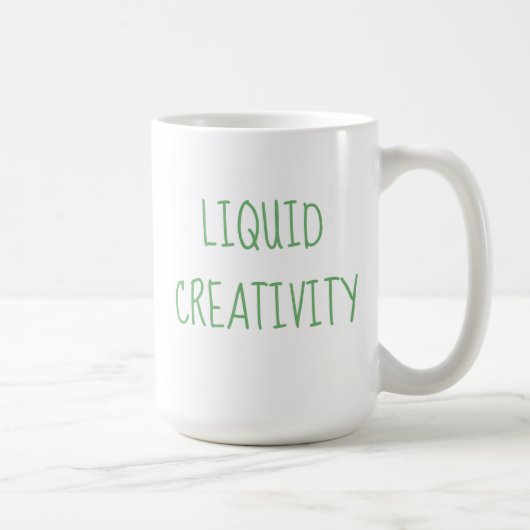 Liquid Creativity Coffee Spaß Tasse (Rechts)