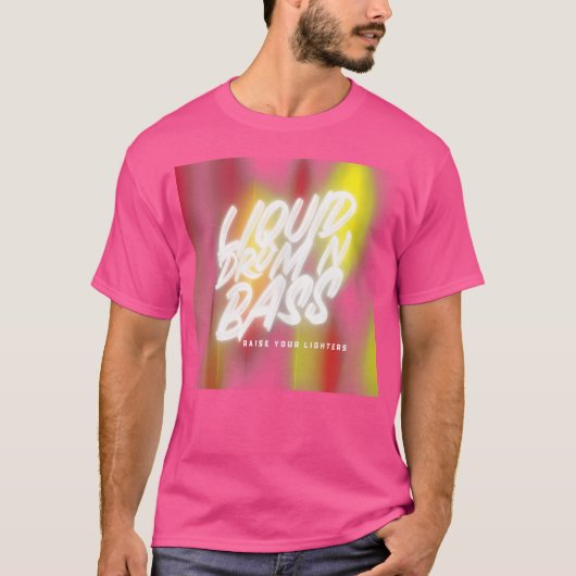 Liquid Drum and Bass Dnb Music Liquid Funk Dubstep T-Shirt (Vorderseite)