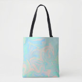 Liquid faux holographic iridescent texture tasche (Vorderseite)