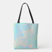 Liquid faux holographic iridescent texture tasche (Rückseite)