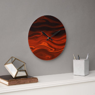 Liquid Fire by Shirley Taylor Große Wanduhr