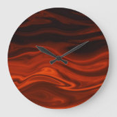 Liquid Fire by Shirley Taylor Große Wanduhr (Vorderseite)