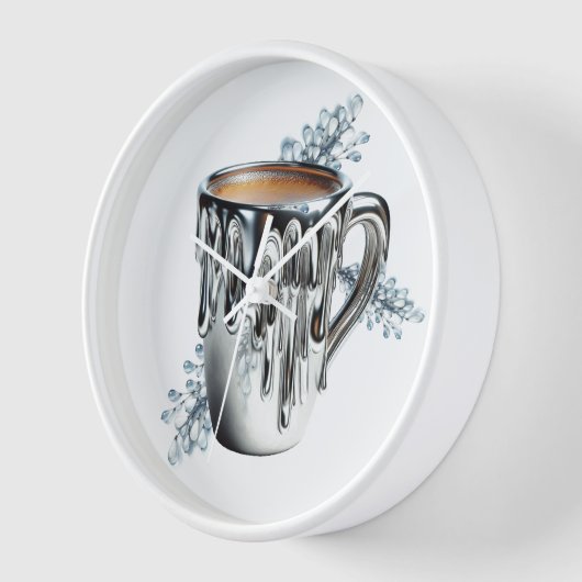 Liquid Forge Coffee Bar Large Clock Uhr (Winkel)