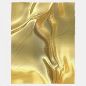 Liquid Gold Digital Print Fleecedecke (Vorderseite)