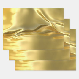 Liquid Gold Digital Print Geschenkpapier Set