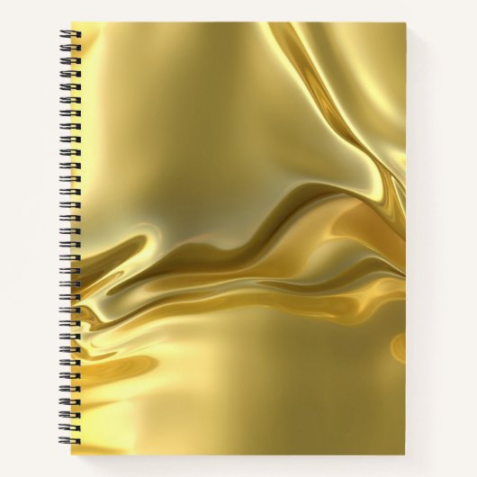 Liquid Gold Digital Print Notizblock (Vorderseite)