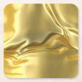 Liquid Gold Digital Print Rechteckiger Pappuntersetzer (Vorderseite)