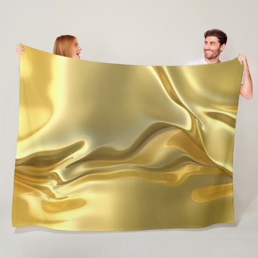 Liquid Gold Digitaldruck Fleecedecke (Beispiel)