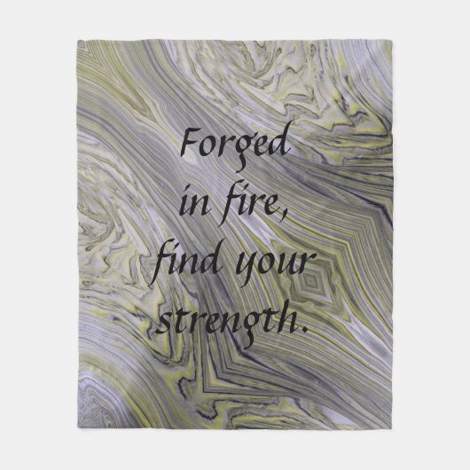 Liquid Gold Fleece Blanket (Vorderseite)