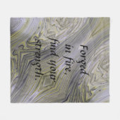 Liquid Gold Fleece Blanket (Vorderseite (Horizontal))