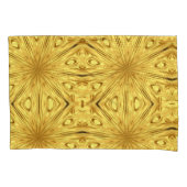 Liquid Gold: Gilded Zenith | Opulent Swirl Accent Kissenbezug (Vorderseite)