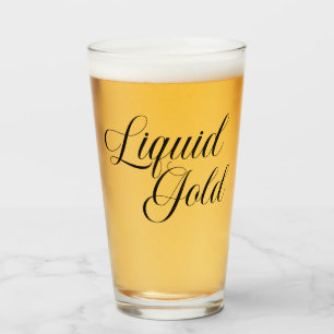 Liquid Gold Octoberfest Beer Glas
