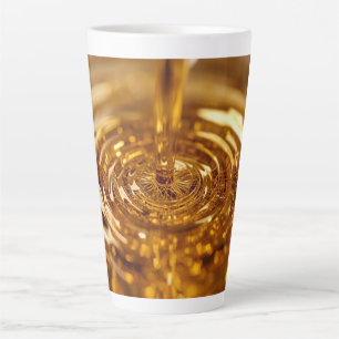 Liquid Gold Tasse - Luxuriöse goldene abstrakte Ke