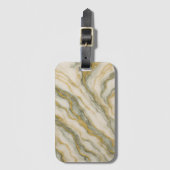Liquid Gold Veins Gepäckanhänger (Vorderseite Vertikal)
