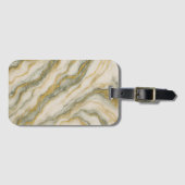 Liquid Gold Veins Gepäckanhänger (Vorderseite (Horizontal))